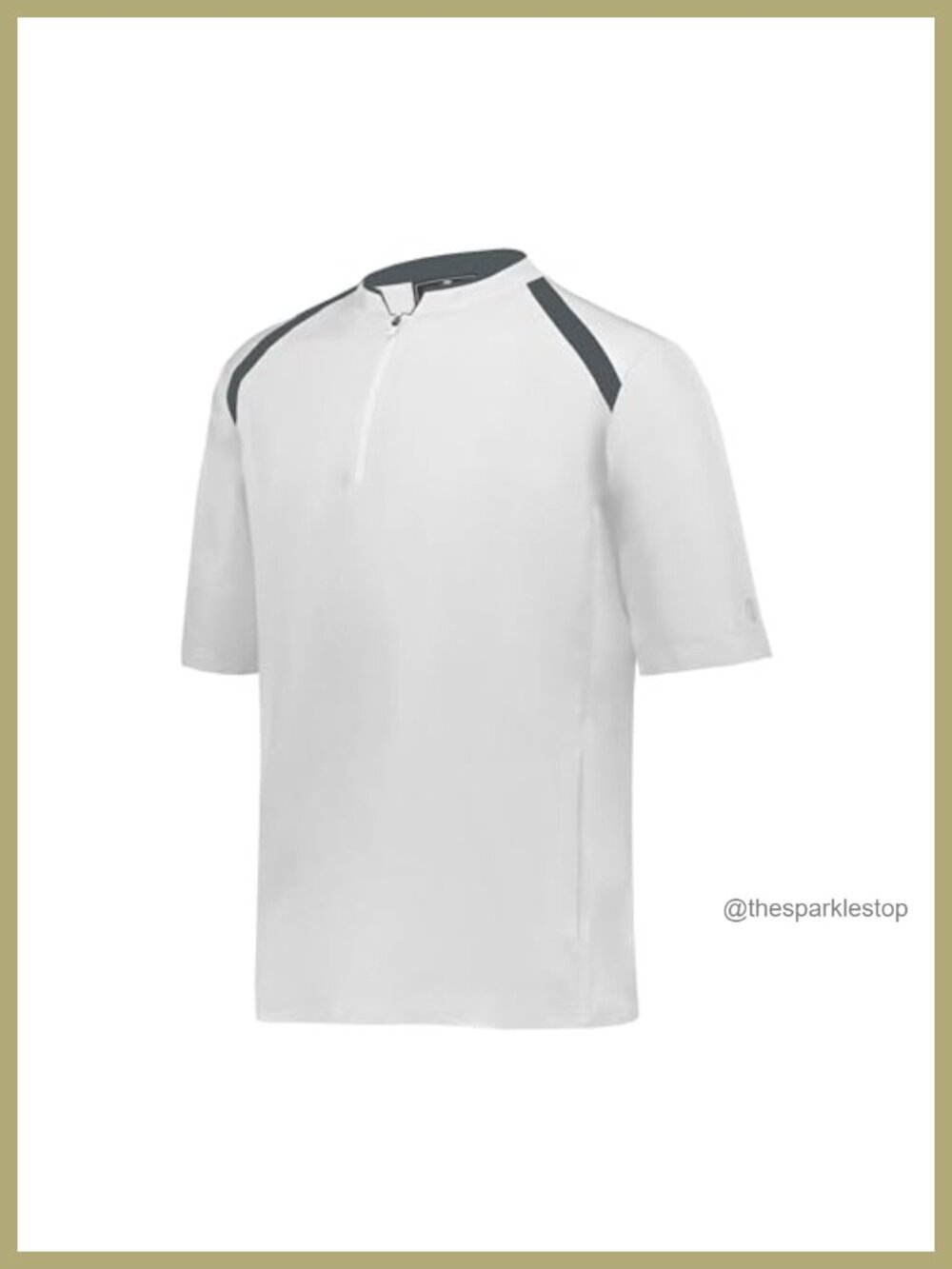 Holloway Men's Clubhouse Short Sleeve Pullover Cage Jacket, 100% Areo-Tec